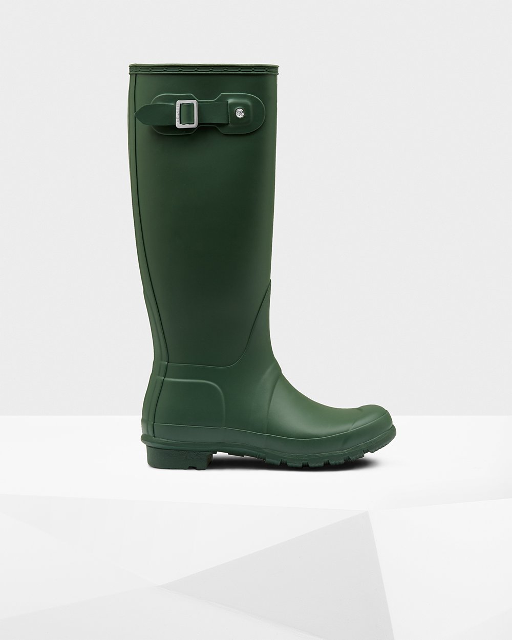 Womens Hunter Tall Rain Boots Green - Original - 5679213-TS